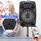 Pyle 12 in Bluetooth Portable PA Speaker - Portable PA & Karaoke Party Audio Speaker with wired microphone PPHP127B - alternate 6